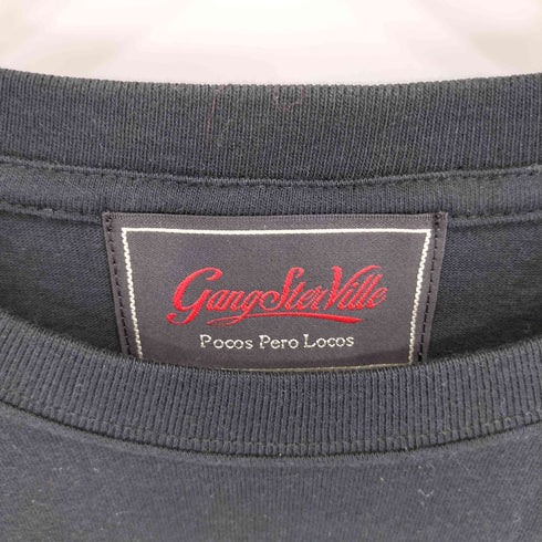 ギャングスタビル GANGSTERVILLE TATTOO EYES S/S T-SHIRTS シングルステッチ 半袖 Tシャツ メンズ import:S