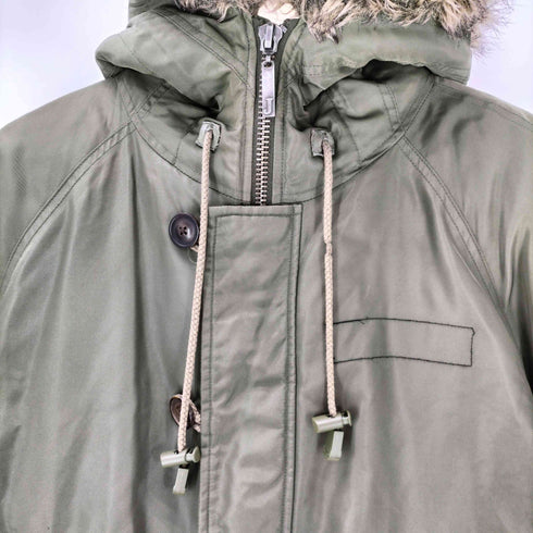 Juicy Couture ジューシークチュール 裏地総柄 N2-B 型 MA-1 ダウン フライト ジャケット ブルゾン 短丈 Y2K メンズ import:M