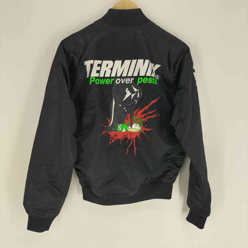 リチャードソン RICHARDSON USA製 TERMINIX キャラクター両面プリント ナイロン ブルゾン ジャケット メンズ import:S