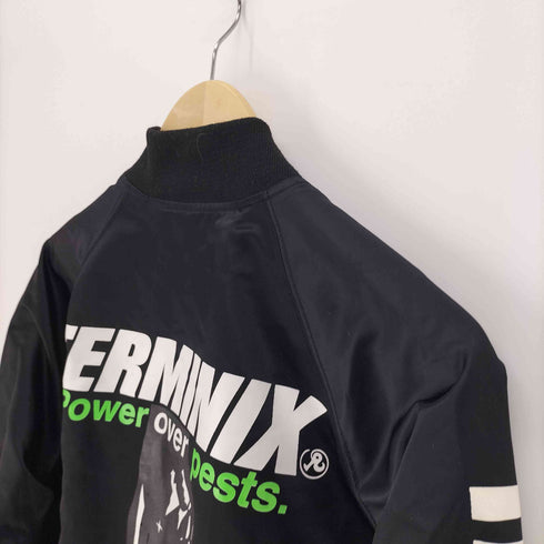 リチャードソン RICHARDSON USA製 TERMINIX キャラクター両面プリント ナイロン ブルゾン ジャケット メンズ import:S