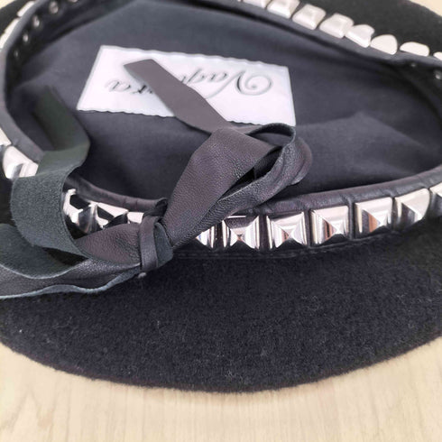 ヴァケラ VAQUERA Studded Military Beret レディース L