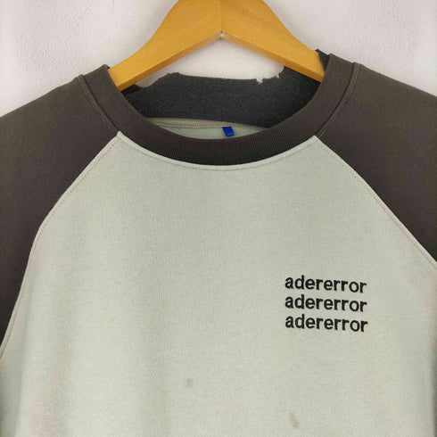 アーダーエラー ADERERROR 胸元刺繍クルーネックスウェット メンズ