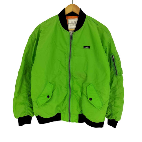 エックスガール X-girl 18AW LOOSE MA-1 ブルゾン ジャケット レディース JPN:2