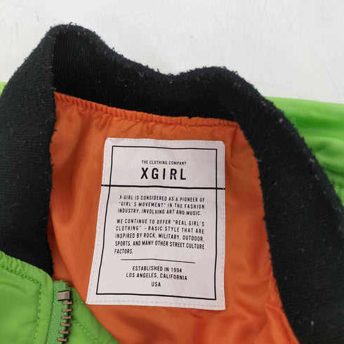 エックスガール X-girl 18AW LOOSE MA-1 ブルゾン ジャケット レディース JPN:2