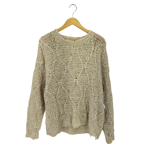 アンユーズド UNUSED Gourd pattern hand-knitted crewneck sweater メンズ 3