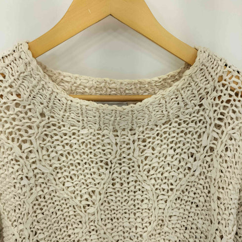 アンユーズド UNUSED Gourd pattern hand-knitted crewneck sweater メンズ 3