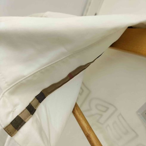 バーバリーロンドン BURBERRY LONDON 襟ノバチェック バックロゴプリント S/S レギュラーカラーシャツ メンズ 14Y 164