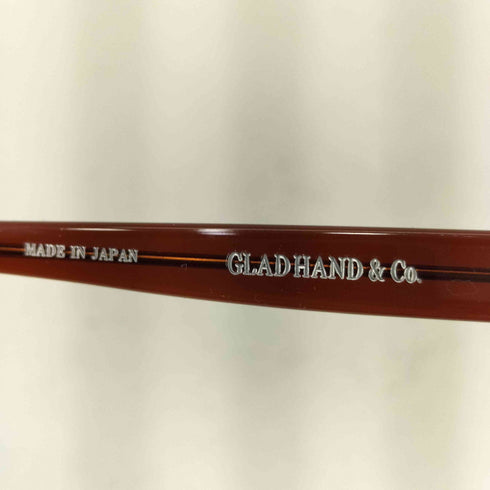 グラッドハンド GLADHAND FAMILY CREST WELLINGTON - GLASSES 丹羽雅彦 ツートン ウェリントン メンズ