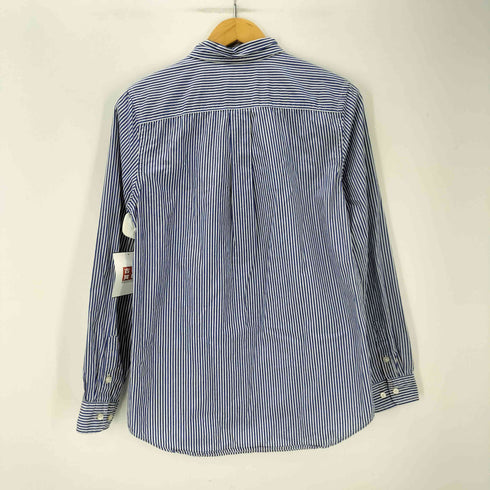 ラルフローレン RALPH LAUREN CUSTOM FIT ポニー 刺繍 ボタンダウン L/S ストライプ シャツ メンズ import:XL