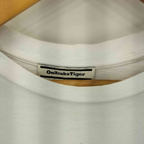 オニツカタイガー ONITSUKA TIGER LONG SLEEVE GRAPHIC TEE タイガーグラフィックプリント クルーネック 長袖Tシャツ カットソー メンズ M