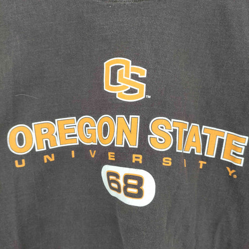 ジャンスポーツ JanSport 90-00s クルーネック プリント L/S ロンT メンズ import:XL