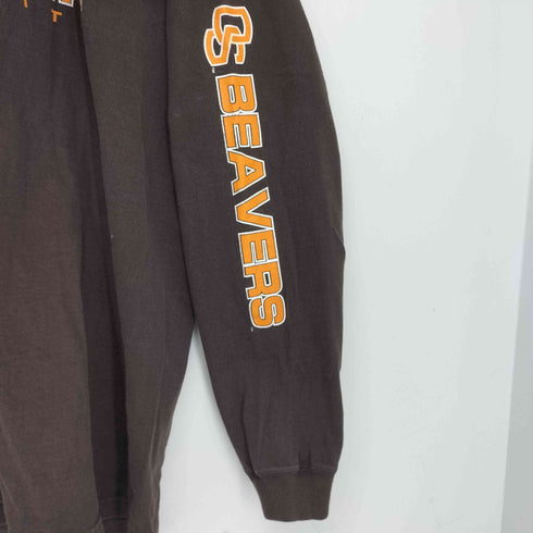 ジャンスポーツ JanSport 90-00s クルーネック プリント L/S ロンT メンズ import:XL