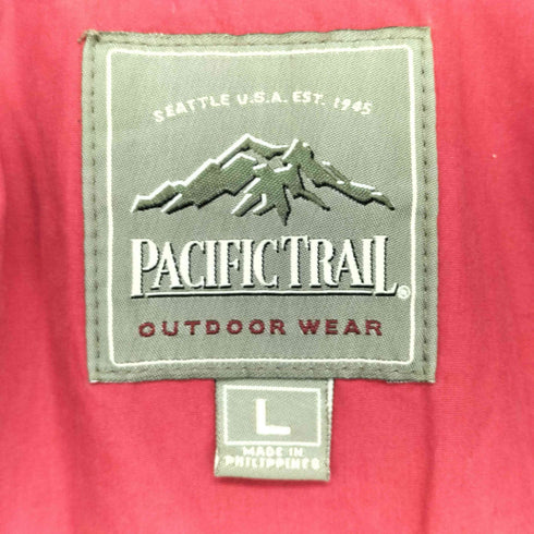 パシフィックトレイル PACIFIC TRAIL フードパッカブル ロゴ刺繍 ジャケット メンズ import:L
