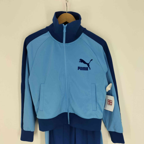 プーマ PUMA 別注 T7 ジャージ トラック ジャケット サイド ライン ロゴ センタープレス トラックパンツ レディース S