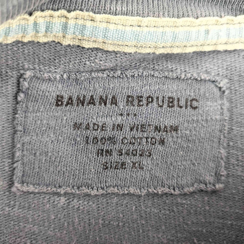 バナナリパブリック BANANA REPUBLIC クルーネック コットン L/S ロンT メンズ import:XL