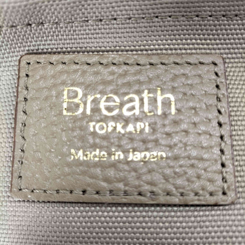 breath topkapi NORM リサイクルポリエステル シュリンクレザー コンビトート バッグ レディース