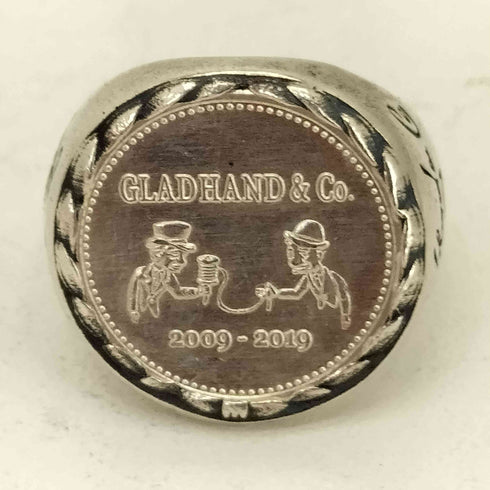 グラッドハンド GLADHAND MEDAL RING 10th ANNIVERSARY 10周年 メダルリング メンズ 17号