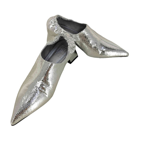 サハラ sahara Cracked Metallic Pumps レディース JPN:M