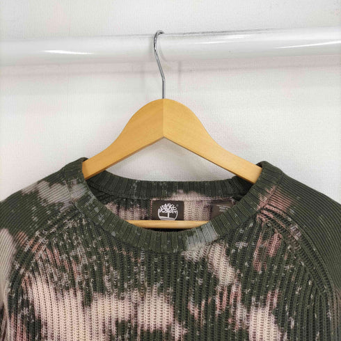 ティンバーランド Timberland コットン タイダイ染め リブ編み クルーネックニット メンズ import:L