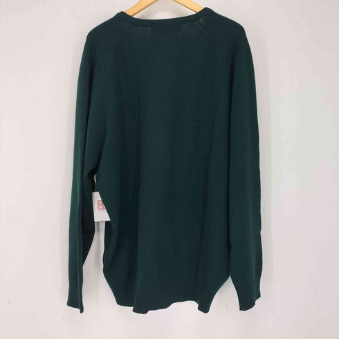 プリングル Pringle 90s スコットランド製 ウール 無地 L/S ニット セーター メンズ JPN:48