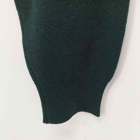 プリングル Pringle 90s スコットランド製 ウール 無地 L/S ニット セーター メンズ JPN:48