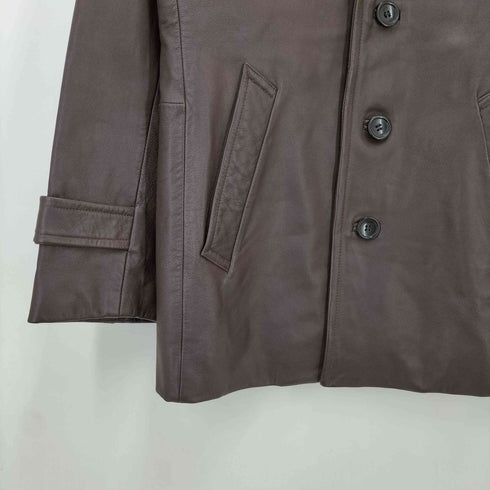 コムサイズム COMME CA ISM レザー カーコート メンズ