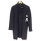 サヴィルロウ SAVILE ROW カシミヤ100% 比翼 スタンドカラー コート チンストラップ付き メンズ import:M
