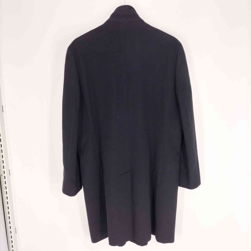 サヴィルロウ SAVILE ROW カシミヤ100% 比翼 スタンドカラー コート チンストラップ付き メンズ import:M