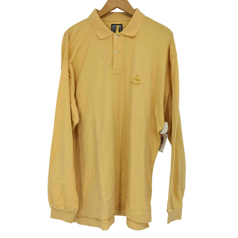 ファソナブル FACONNABLE ワンポイント刺繍 コットンシャツ L/S ポロシャツ カットソー メンズ import:XL
