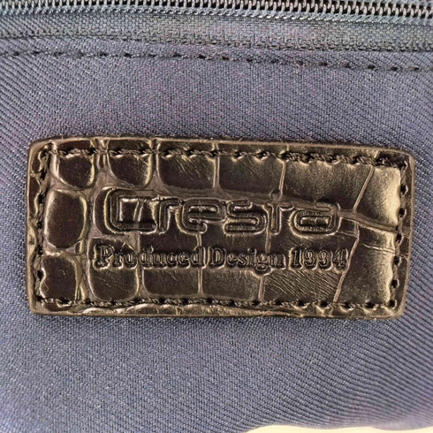 giulio label クロコ型押し レザーショルダーバッグ メンズ