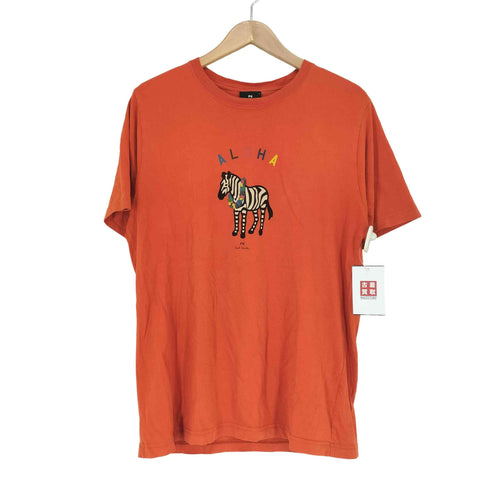 ピーエスポールスミス PS Paul Smith フロントアニマルプリントクルーネックTシャツ メンズ L