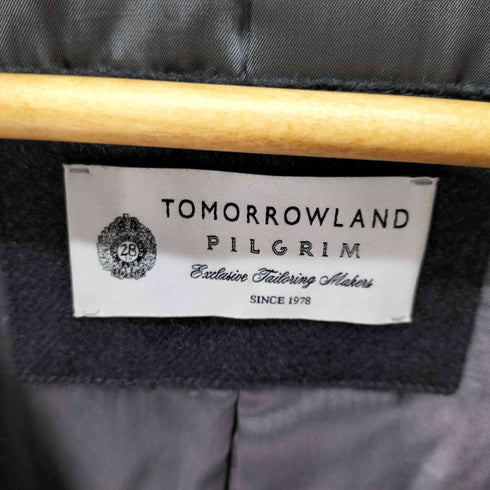 トゥモローランドピリグリム TOMORROWLAND PILGRIM ウールカシミヤ ステンカラーコート レディース 48