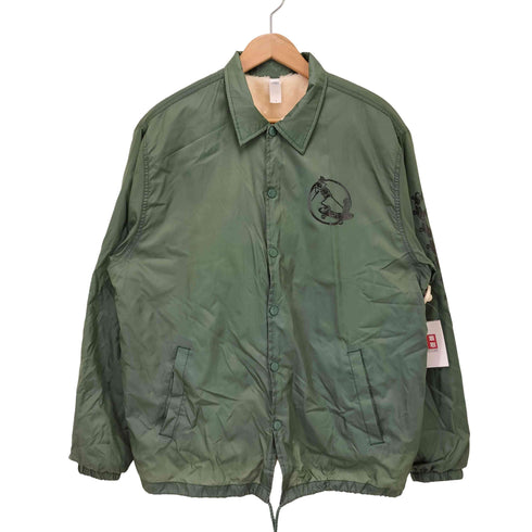 ユナイテッドスポーツヘッドライン United Sports Headline 裏ボア 両面プリント スカルプリント コーチジャケット メンズ JPN:L