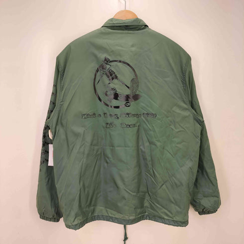 ユナイテッドスポーツヘッドライン United Sports Headline 裏ボア 両面プリント スカルプリント コーチジャケット メンズ JPN:L