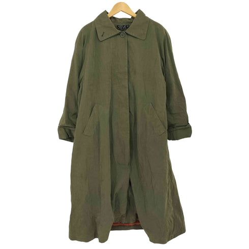 ピーチスキン ステンカラーコート レディース