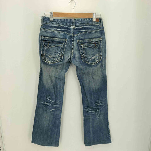 ニコルクラブフォーメン NICOLE CLUB FOR MEN 90-00s マルチポケット セミフレア ウォッシュドデニムパンツ Y2K VKEI JAPANESE LABEL メンズ 44