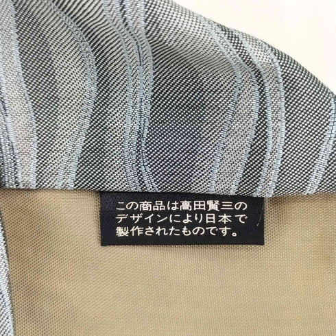 ケンゾーパリス KENZO PARIS 90s マーブルデザイン ホラ貝刺繍 シルクネクタイ メンズ