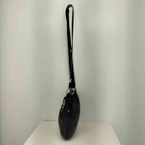 コーチ COACH シルバーバックル レザー ダッフル ショルダーバッグ レディース