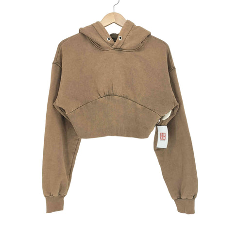ザラ ZARA ウォッシュ加工ショート丈プルオーバー レディース M-L