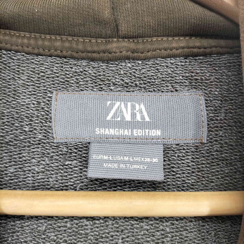 ザラ ZARA ウォッシュ加工ショート丈プルオーバー レディース M-L