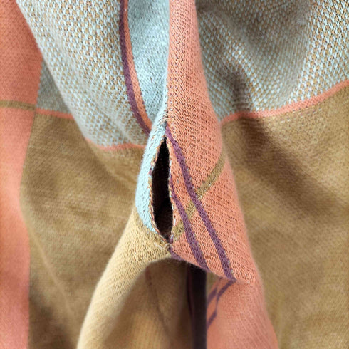 ポールスミス Paul Smith チェック柄リネン混フレアパンツ レディース M