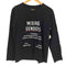 サイトバイヨウジヤマモト syte by Yohji Yamamoto MIXING GENDERS グラフィック プリント L/S クルーネック Tシャツ メンズ