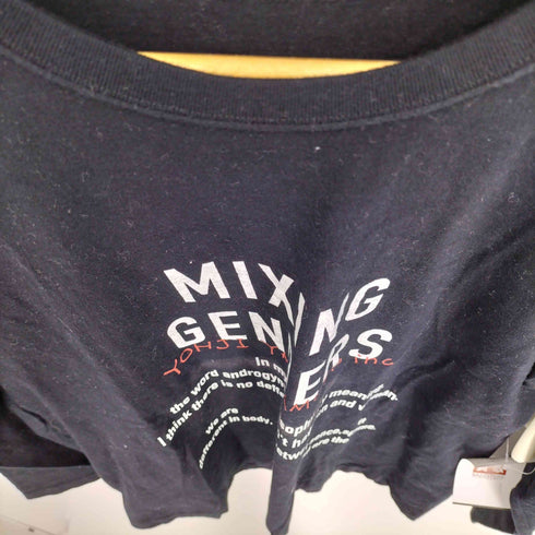 サイトバイヨウジヤマモト syte by Yohji Yamamoto MIXING GENDERS グラフィック プリント L/S クルーネック Tシャツ メンズ