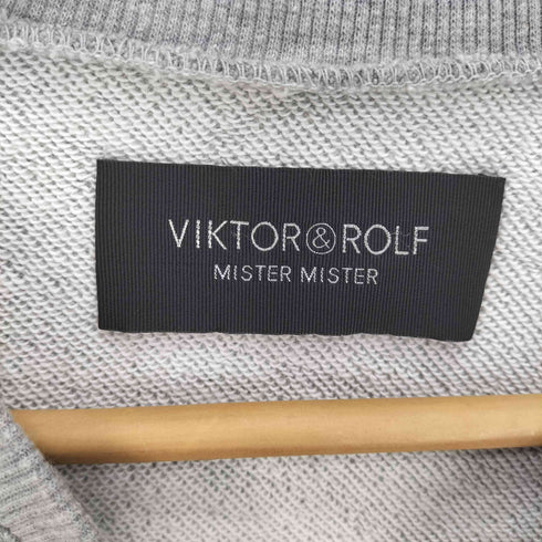 ヴィクターアンドロルフ VIKTOR&ROLF AMSTEROAM ロゴワッペン L/S クルーネック スウェット レディース FREE