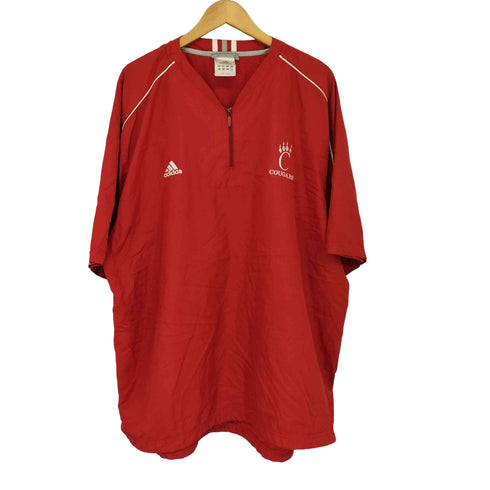 アディダス adidas S/S ハーフジップ プルオーバー メンズ 2XL