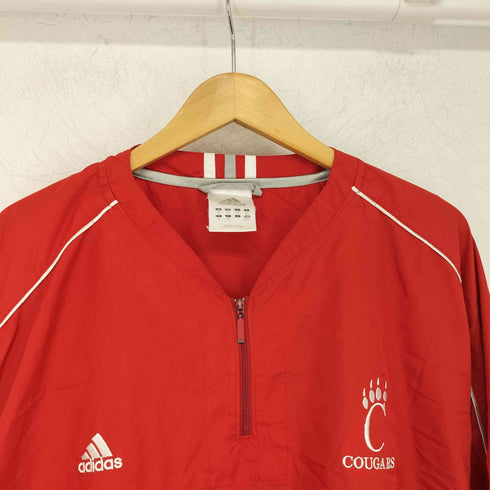 アディダス adidas S/S ハーフジップ プルオーバー メンズ 2XL