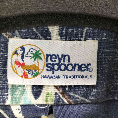 レインスプーナー Reyn Spooner 90s フィッシュ柄 S/S シャツ メンズ JPN:L