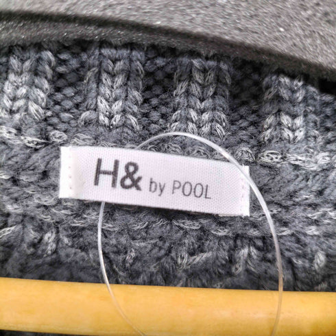 イデープール IDEE POOL H& byPOOL S/S ケーブル編み ウールニット レディース