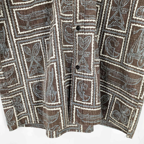 レインスプーナー Reyn Spooner Diietrich Varez 総柄 S/S シャツ メンズ L