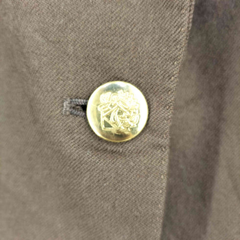 アクアスキュータム AQUASCUTUM カナダ製 金ボタン テーラードジャケット レディース